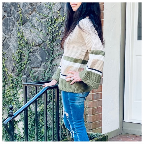 Color chic knit beautiful sweater - Picture 3 of 9